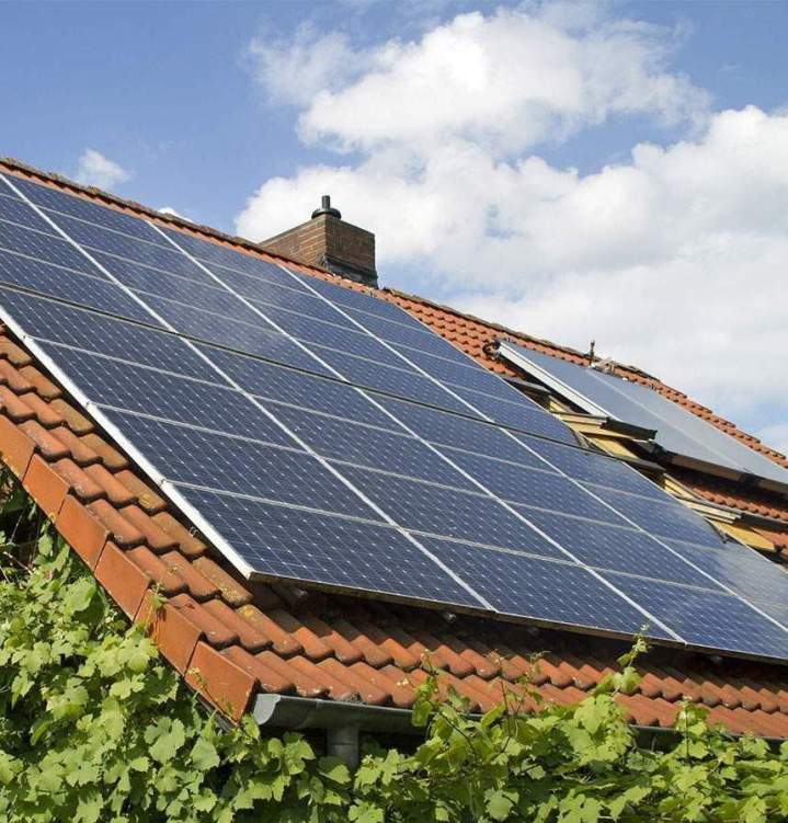 Panneau solaire près de La Tranche-sur-Mer
